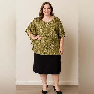 Dana Kay woman’s pullover over Top